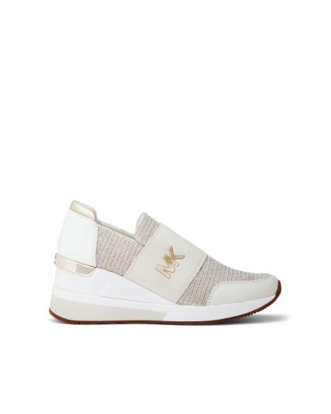 MICHAEL KORS Sapatilhas Baixas Mulher Bege 43S2FXFS2D FELIX TRAINER