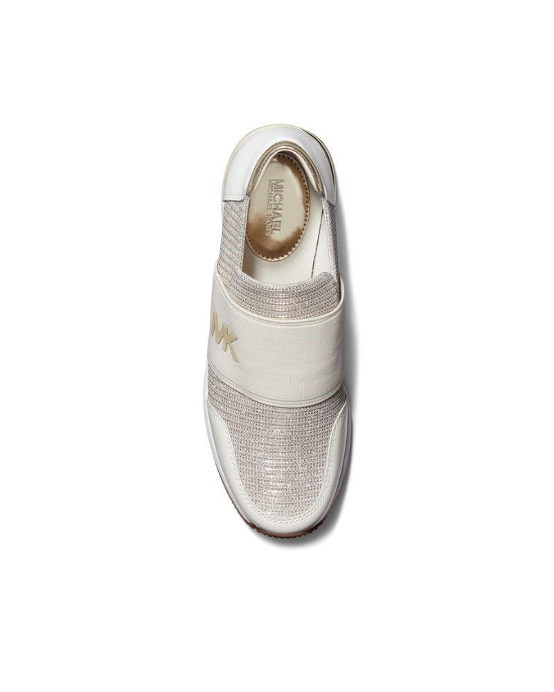 MICHAEL KORS Sapatilhas Baixas Mulher Bege 43S2FXFS2D FELIX TRAINER