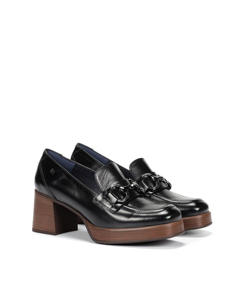 DORKING Sapatos Mocassins Mulher Preto CRISTEL D9155