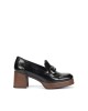 DORKING Zapatos Mocasines Mujer Negro CRISTEL D9155