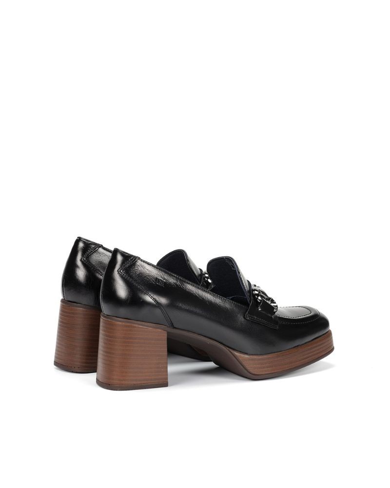DORKING Zapatos Mocasines Mujer Negro CRISTEL D9155
