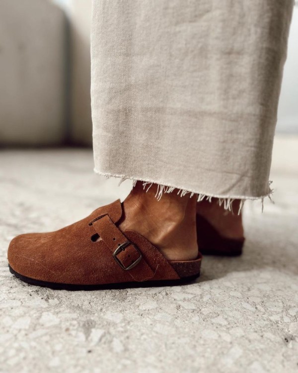 RKS Sandalias Mujer Marrón 0355