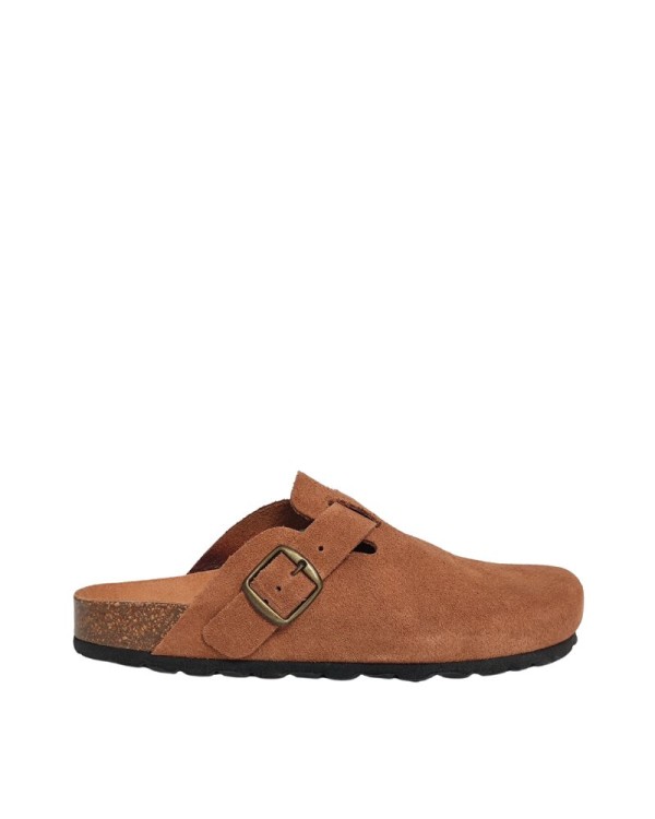 Sandalias planas RKS marrones para mujer, clásicas y modernas