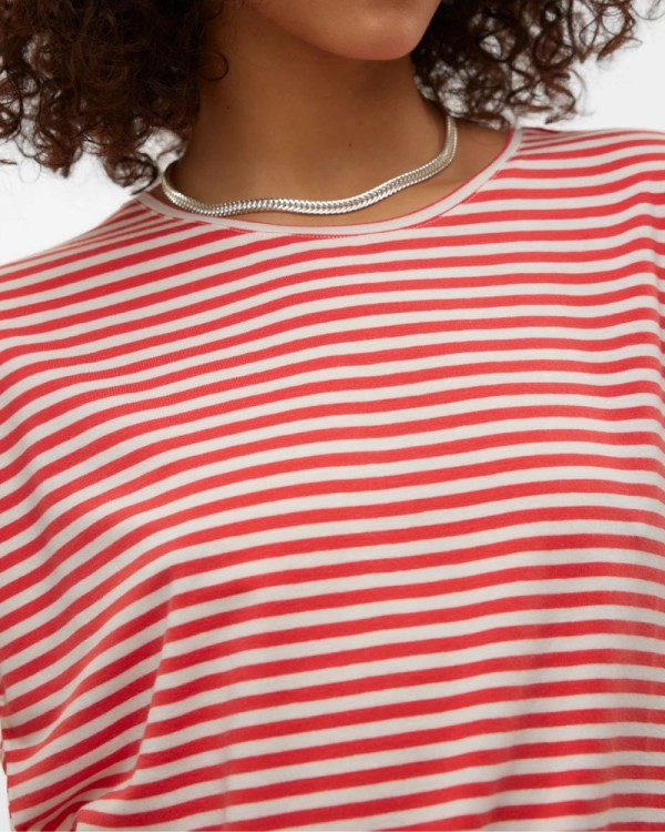 T-shirts Manga curta Mulher VERO MODA Vermelho 10284469 MAVA