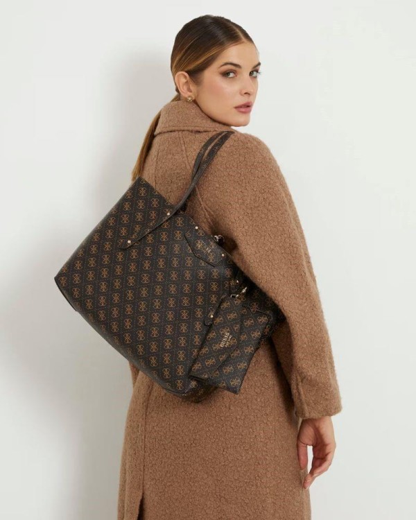 GUESS Bolsos Shopper Mujer Marrón HWESG8 39023 ECO BRENTON