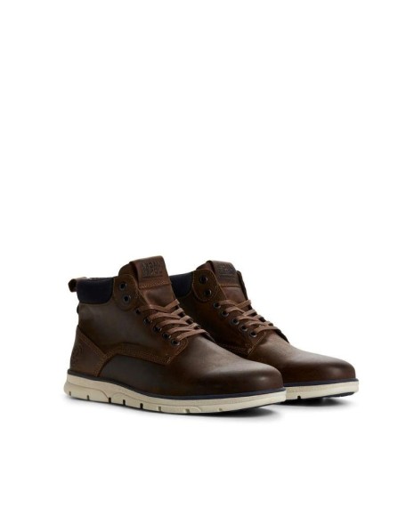 JACK AND JONES Ténis Alto Homem Castanho 12159513 TUBAR