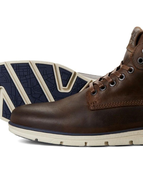 JACK AND JONES Ténis Alto Homem Castanho 12159513 TUBAR