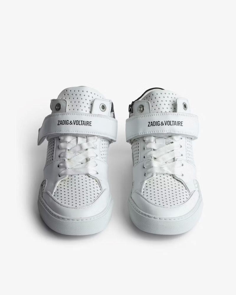 Zadig & Voltaire Zapatillas Altas Mujer Blanco *SWSN00416 MID FLASH