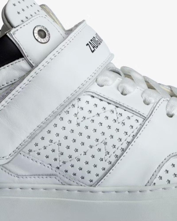 Zadig & Voltaire Ténis Altos Mulher Branco *SWSN00416 MID FLASH