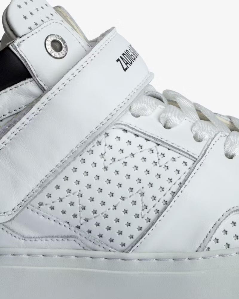Zadig & Voltaire Zapatillas Altas Mujer Blanco *SWSN00416 MID FLASH