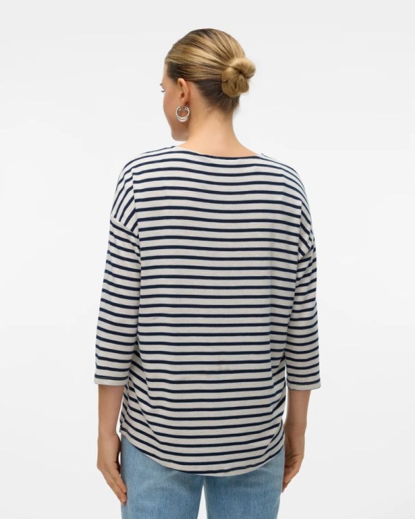 T-shirts Manga comprida Mulher VERO MODA Bege 10304433 HOLLY