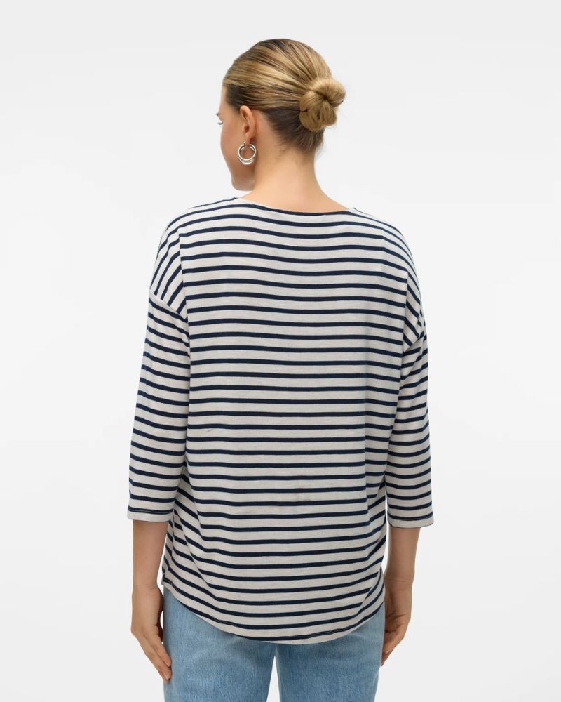 T-shirts Manga comprida Mulher VERO MODA Bege 10304433 HOLLY