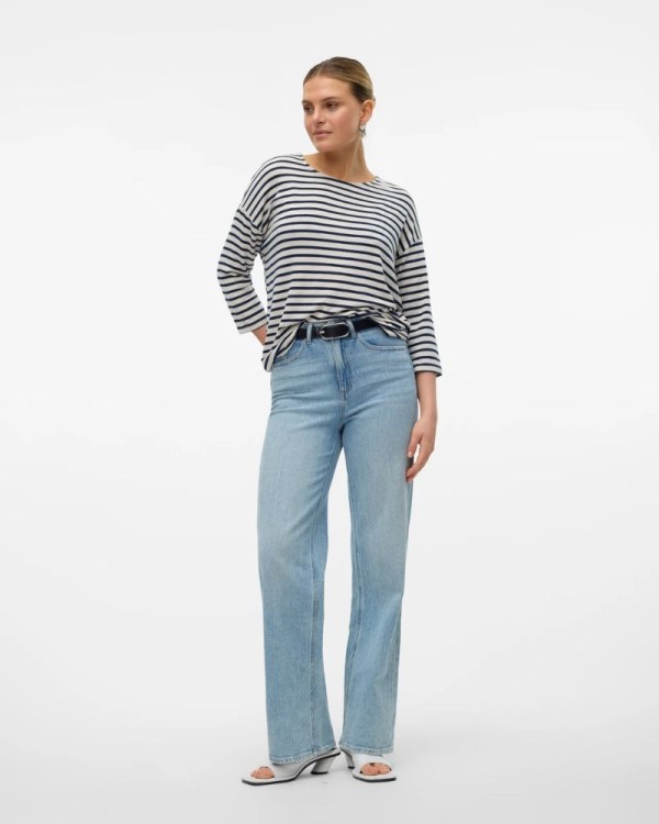 T-shirts Manga comprida Mulher VERO MODA Bege 10304433 HOLLY