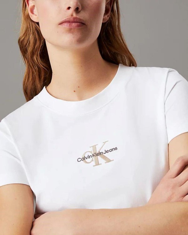 CALVIN KLEIN T-shirts Manga curta Mulher Branco J20J223563