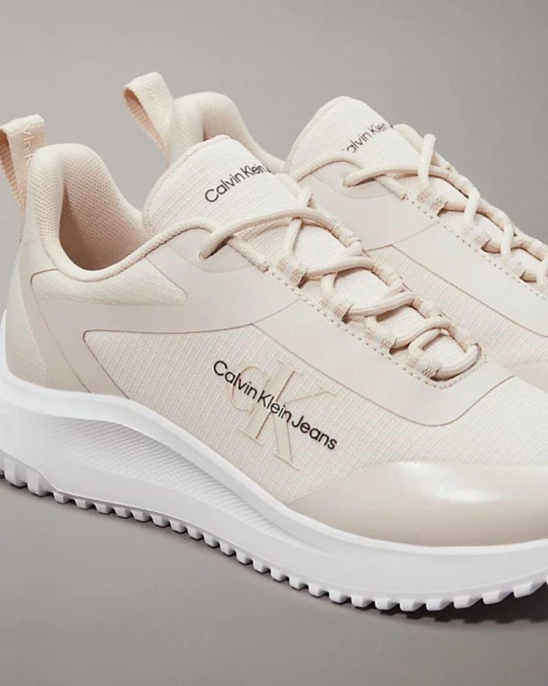 CALVIN KLEIN Sapatilhas Baixas Mulher Bege YW0YW01442