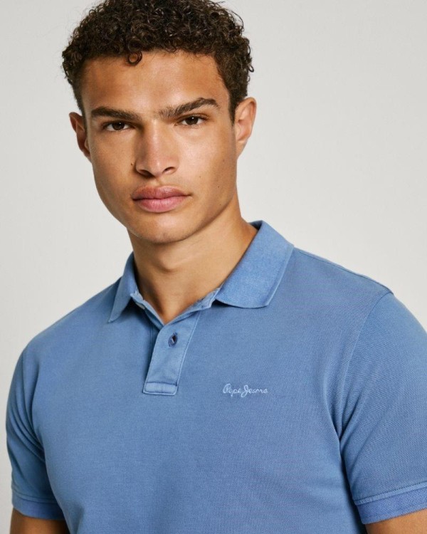 PEPE JEANS Camisolas Manga curta Polos Homem Azul PM542099 NEW OLIVER GD