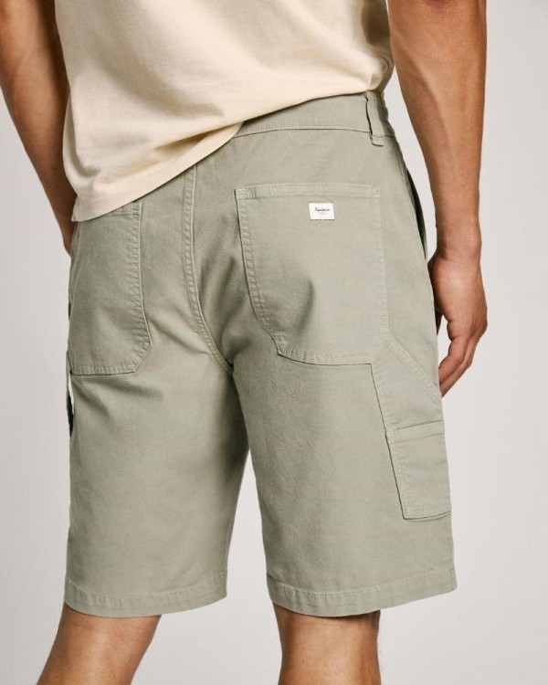 PEPE JEANS Pantalones Bermudas Hombre Verde PM801104 RELAXED SHORT