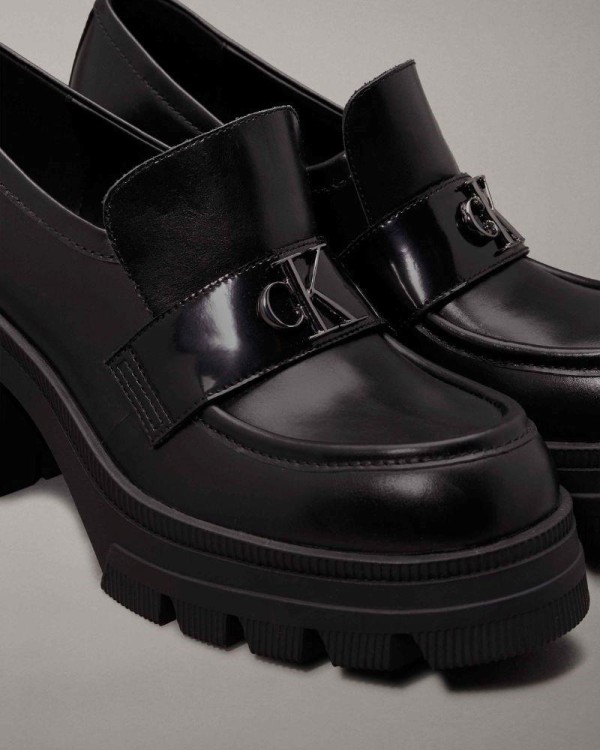 CALVIN KLEIN Zapatos Mocasines Mujer Negro YW0YW01494