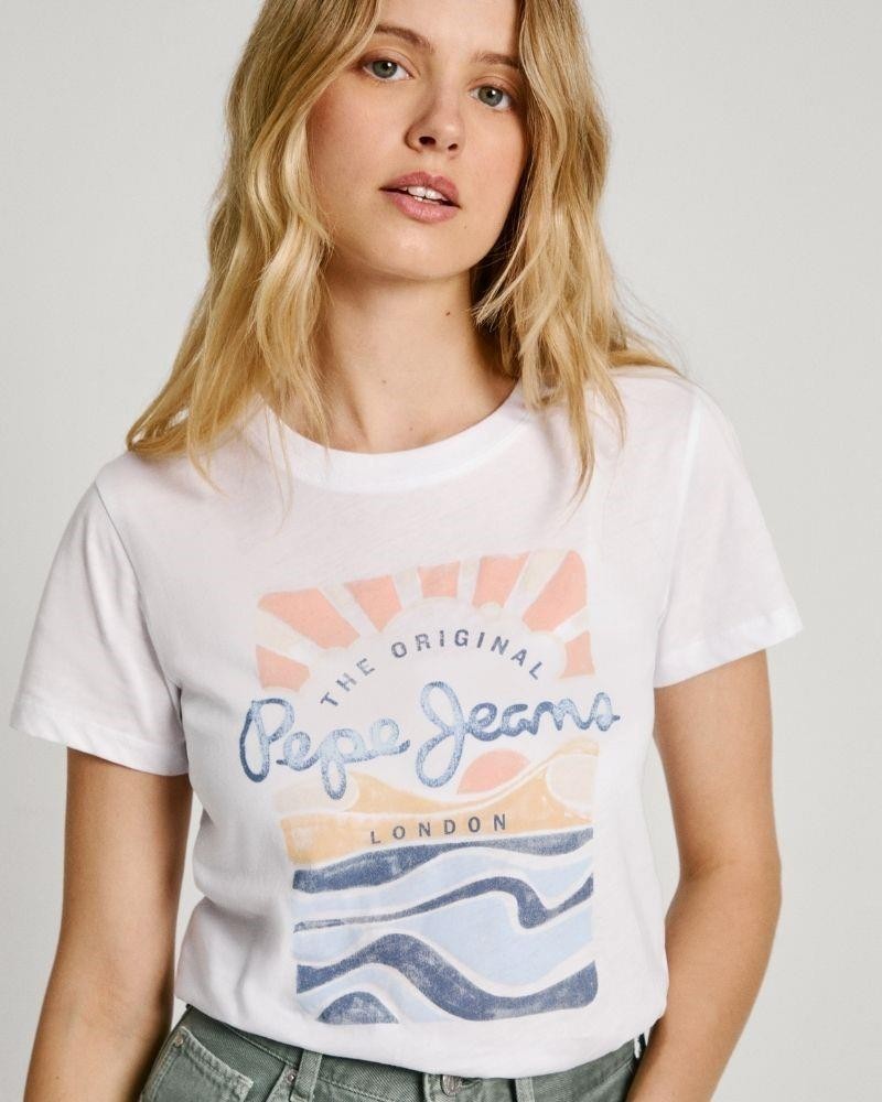 PEPE JEANS Camisetas Manga corta Mujer Blanco PL505885 ESHA