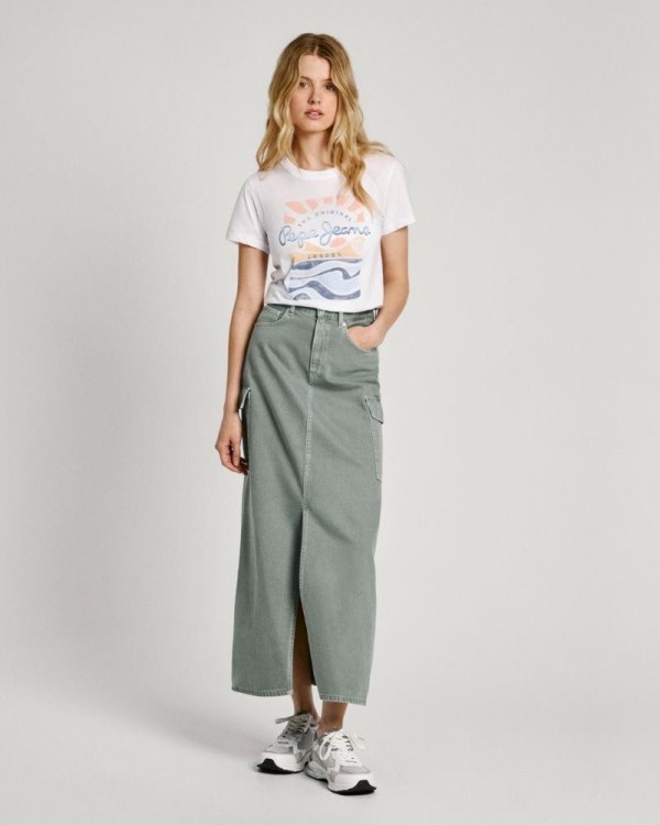 PEPE JEANS Camisetas Manga corta Mujer Blanco PL505885 ESHA