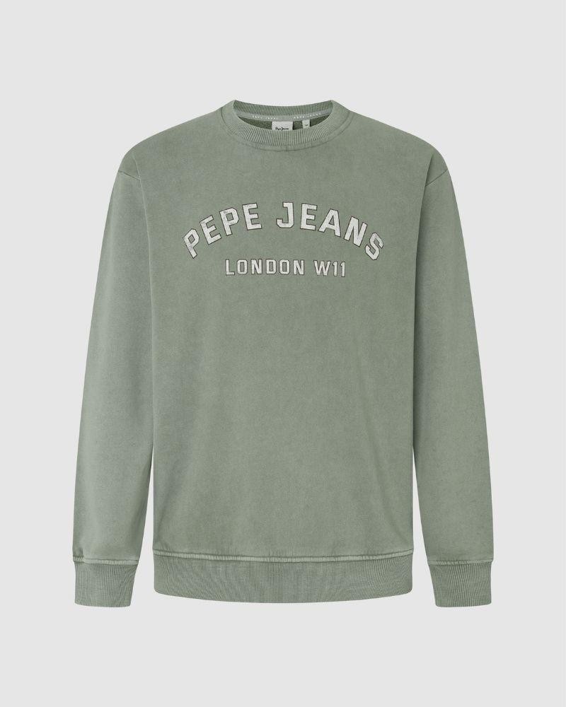 PEPE JEANS Sudaderas Manga larga Hombre Verde PM582738 ALDRIDGE CREW