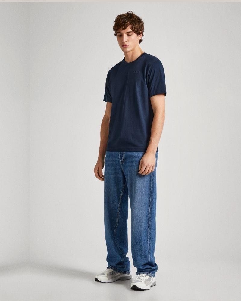 PEPE JEANS T-shirts Manga curta Homem Azul PM509206 CONNOR