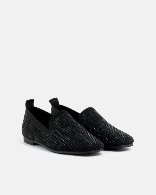 LA STRADA Zapatos Mocasines Mujer Negro 2021004