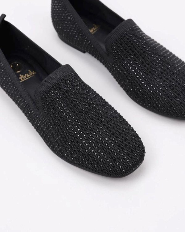 LA STRADA Zapatos Mocasines Mujer Negro 2021004