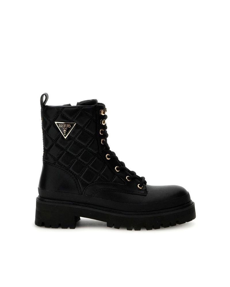 Botas militares Guess femininas pretas