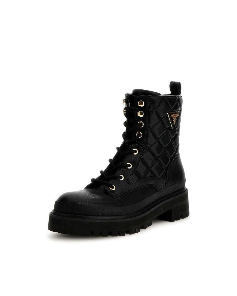 Botas militares Guess femininas pretas