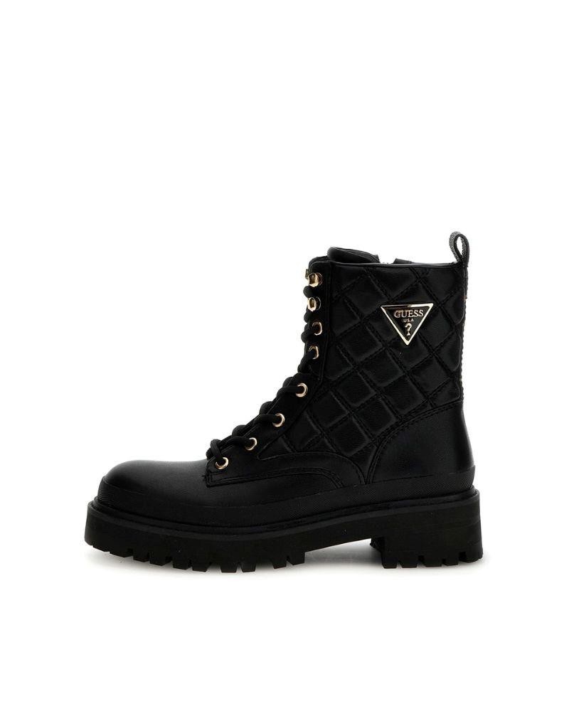 Botas militares Guess femininas pretas