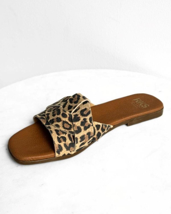  Sandalias Abiertas Mujer RKS Animal Print 5540