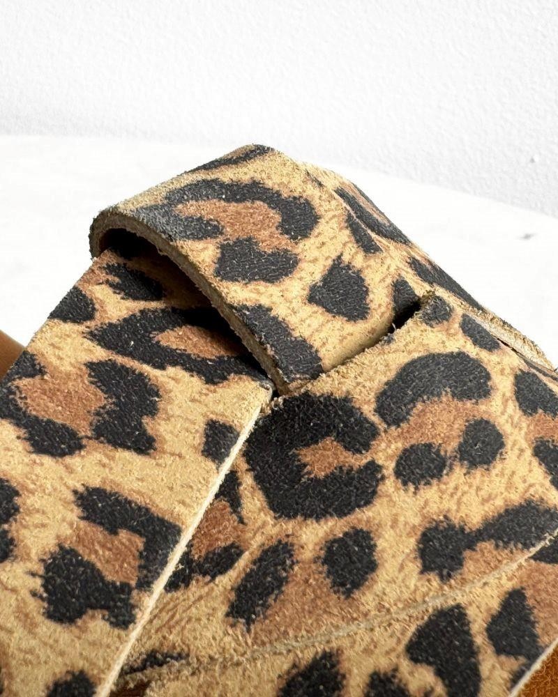  Sandalias Abiertas Mujer RKS Animal Print 5540