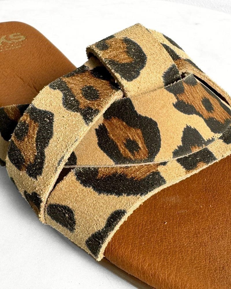  Sandalias Abiertas Mujer RKS Animal Print 5540