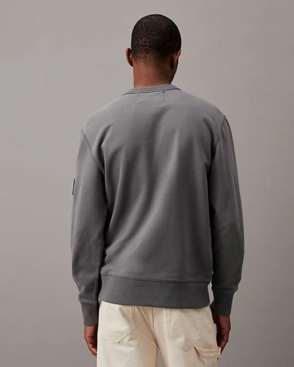 CALVIN KLEIN Sweatshirts Manga comprida Homem Cinza J30J323426