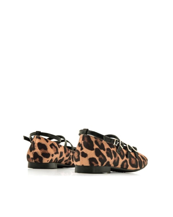 MUSTANG Zapatos Bailarinas Mujer Animal Print 59777 CAMILLE MARY JANE