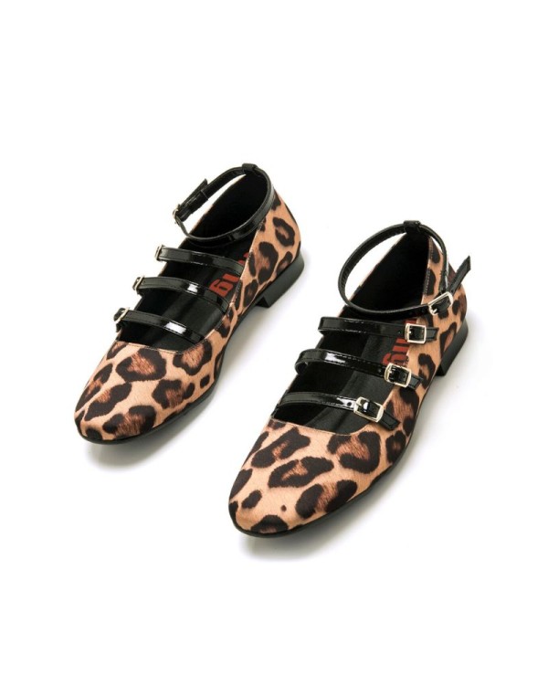 MUSTANG Zapatos Bailarinas Mujer Animal Print 59777 CAMILLE MARY JANE