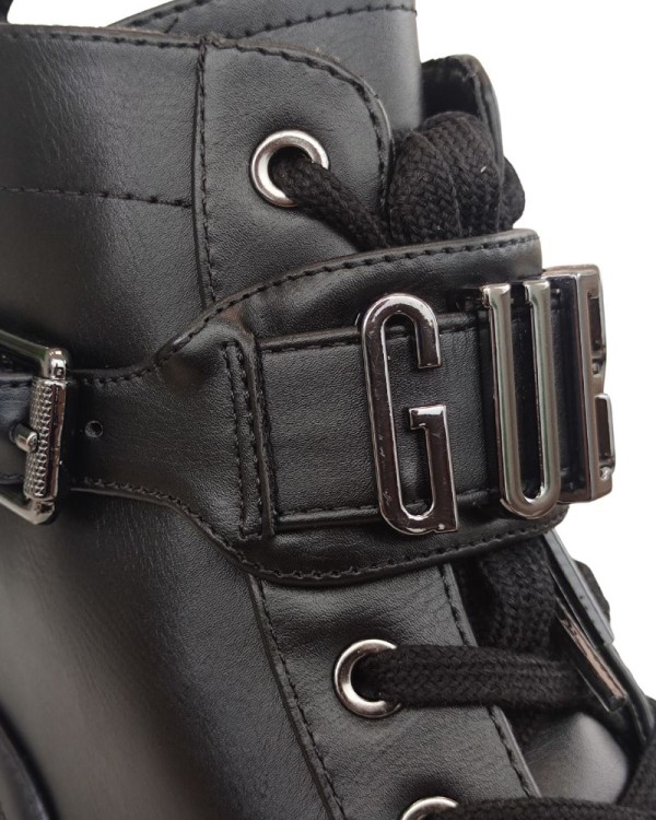 Botas militares pretas Guess para mulher