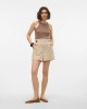 Calções VERO MODA Femininos Bege 10301724 LIVA