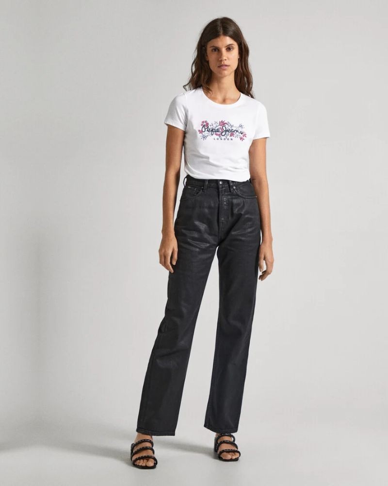 PEPE JEANS Camisetas Manga corta Mujer Blanco PL505834 KORINA