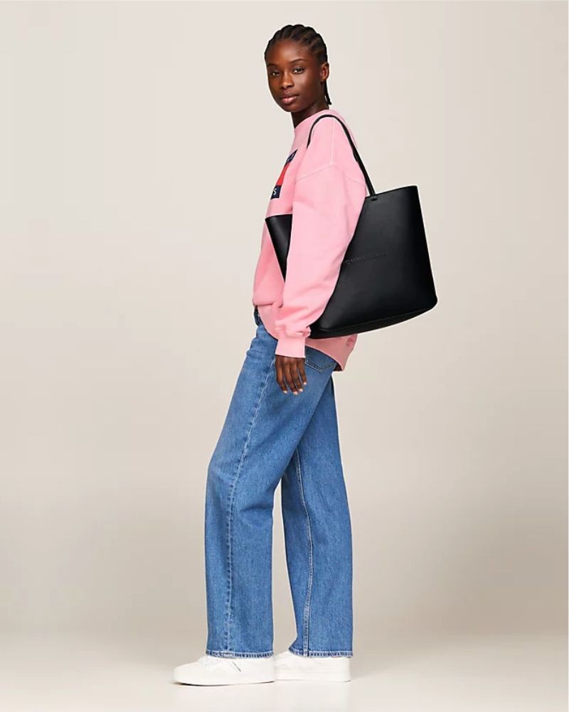 TOMMY HILFIGER Bolsos Shopper Mujer Negro AW0AW16271