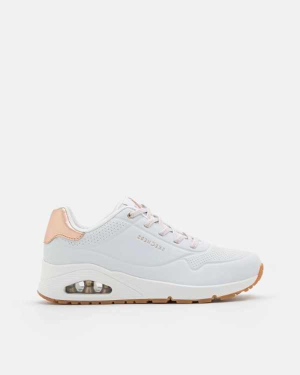 Sapatilhas Baixas Mulher SKECHERS Branco 155196 UNO