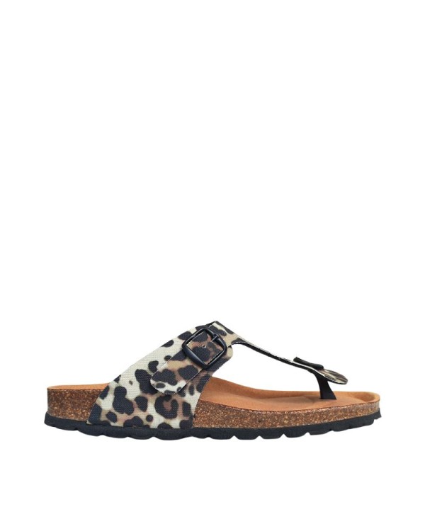  Sandalias Abiertas Mujer RKS Animal Print 0300