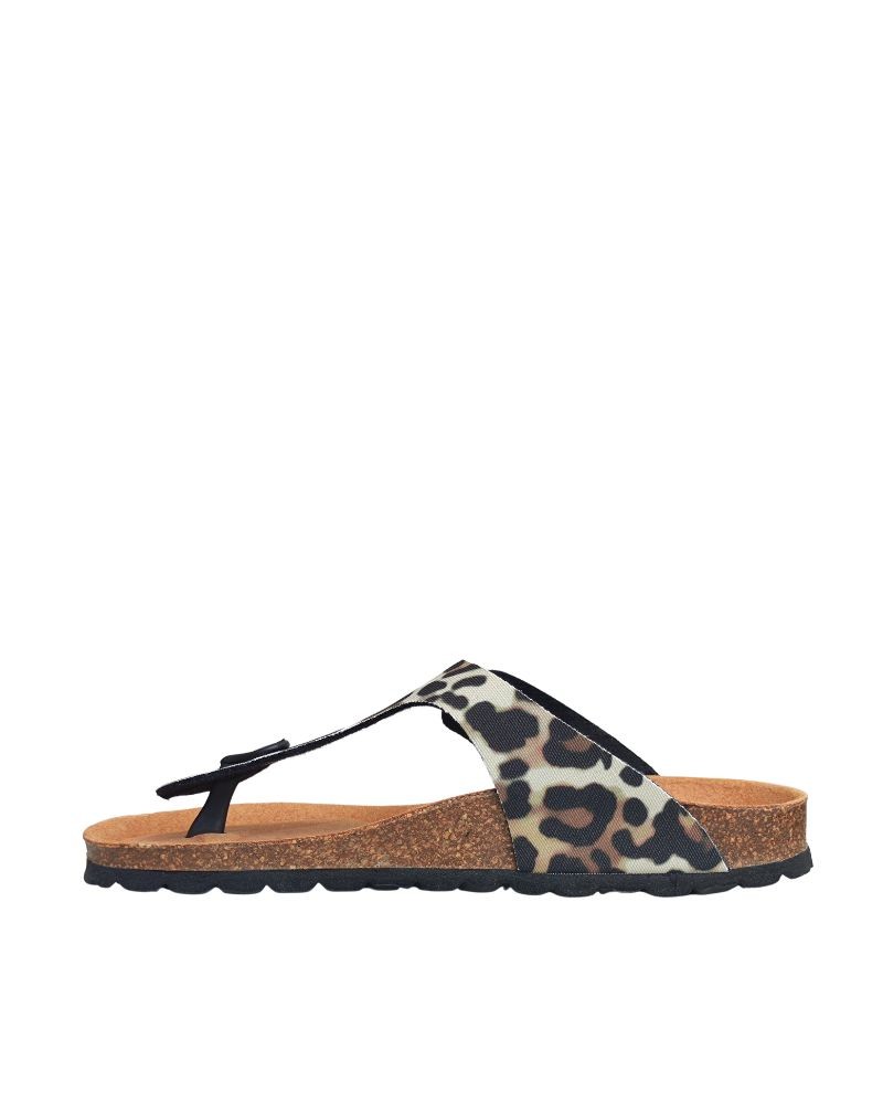 Sandalias Abertas Mulher RKS Animal Print 0300