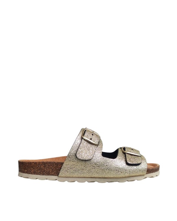 Sandalias Abiertas Mujer RKS Oro 11096