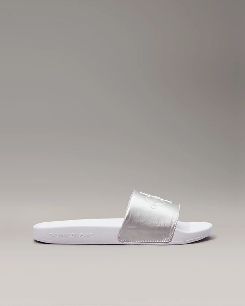 CALVIN KLEIN Sandalias Chancletas Mujer Blanco YW0YW01243