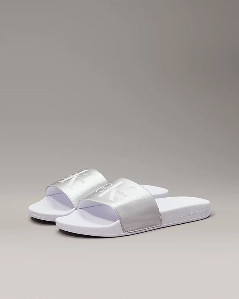 CALVIN KLEIN Sandálias Chinelos Mulher Branco YW0YW01243