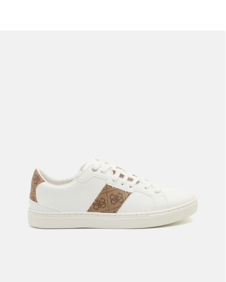 GUESS Sapatilhas Baixas Homem Branco TODI 4G FMTTOG ELL12