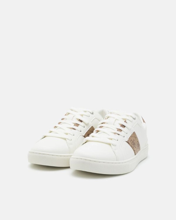 GUESS Sapatilhas Baixas Homem Branco TODI 4G FMTTOG ELL12