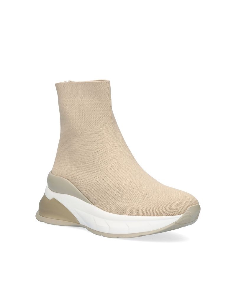 EXE Zapatillas Altas Mujer Beige 566 232EX34